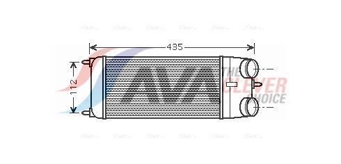 Intercooler, échangeur NISSENS 96612