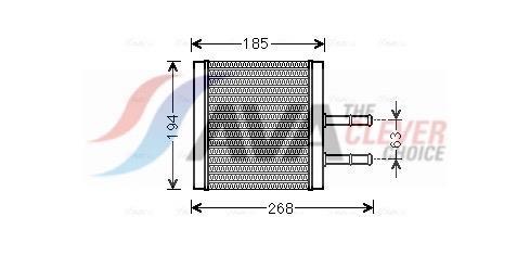 Radiateur de chauffage AVA Deutschland GmbH ref. CTA6042