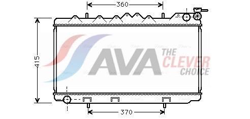 Radiateur moteur (Radiateur de refroidissement) AVA Deutschland GmbH ref. DN2094