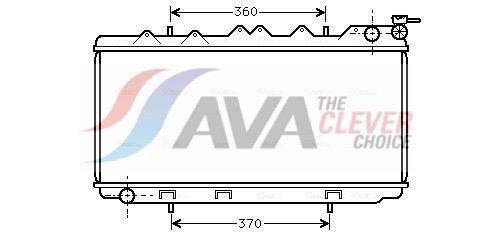 Radiateur moteur (Radiateur de refroidissement) AVA Deutschland GmbH ref. DN2114