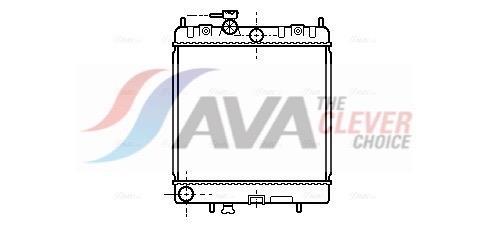 Radiateur moteur (Radiateur de refroidissement) AVA Deutschland GmbH ref. DN2128