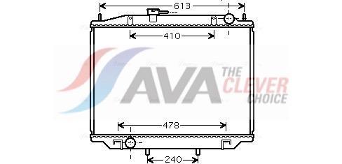 Radiateur moteur (Radiateur de refroidissement) AVA Deutschland GmbH ref. DN2300