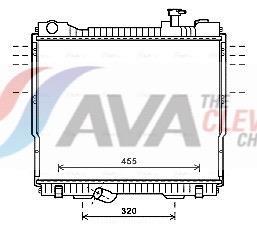 Radiateur moteur (Radiateur de refroidissement) AVA Deutschland GmbH ref. DN2418