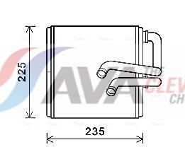 Radiateur de chauffage AVA Deutschland GmbH ref. DN6410