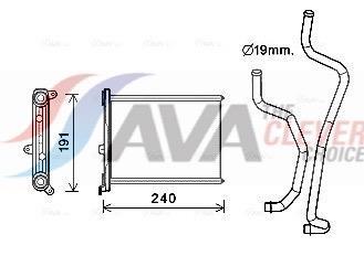 Radiateur de chauffage AVA Deutschland GmbH ref. DN6417