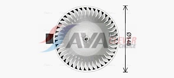 Ventilador habitáculo AVA Deutschland GmbH ref. DN8474