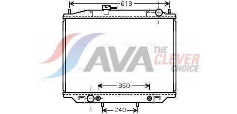 Radiateur moteur (Radiateur de refroidissement) AVA Deutschland GmbH ref. DNA2262