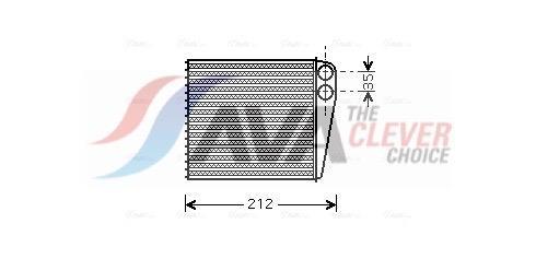 Radiateur de chauffage AVA Deutschland GmbH ref. DNA6256