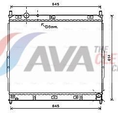Radiateur moteur (Radiateur de refroidissement) AVA Deutschland GmbH ref. DW2122