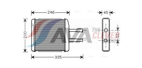 Radiateur de chauffage AVA Deutschland GmbH ref. DW6059