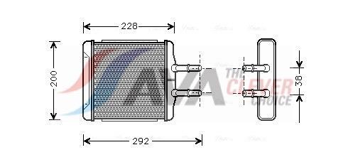 Radiateur de chauffage AVA Deutschland GmbH ref. DWA6027