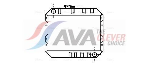 Radiateur moteur (Radiateur de refroidissement) AVA Deutschland GmbH ref. FD2014