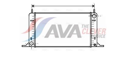 Radiateur moteur (Radiateur de refroidissement) AVA Deutschland GmbH FD2096