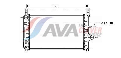 Radiateur moteur (Radiateur de refroidissement) AVA Deutschland GmbH ref. FD2127