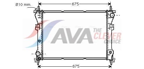 Radiateur moteur (Radiateur de refroidissement) AVA Deutschland GmbH ref. FD2319