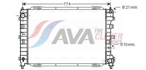 Radiateur moteur (Radiateur de refroidissement) AVA Deutschland GmbH FD2375