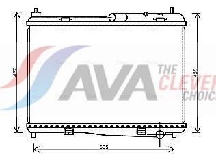 Radiateur moteur (Radiateur de refroidissement) AVA Deutschland GmbH ref. FD2440