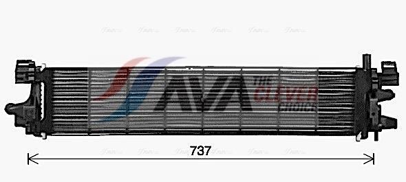 Radiateur moteur (Radiateur de refroidissement) AVA Deutschland GmbH ref. FD2663