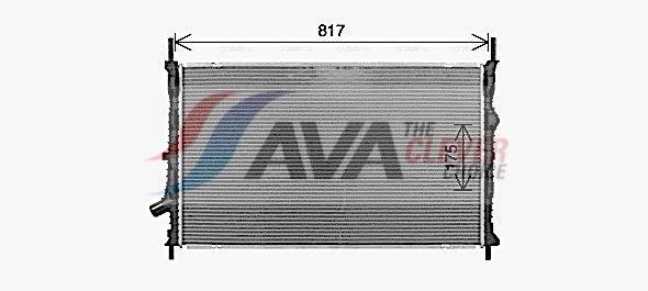Radiateur moteur (Radiateur de refroidissement) AVA Deutschland GmbH ref. FD2679