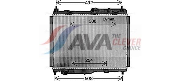 Radiateur moteur (Radiateur de refroidissement) AVA Deutschland GmbH ref. FD2681