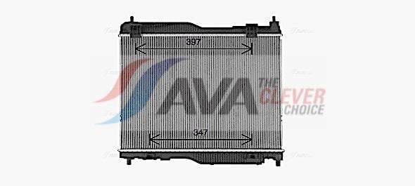 Radiateur moteur (Radiateur de refroidissement) AVA Deutschland GmbH ref. FD2683