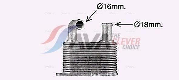 Radiateur d'huile moteur (Refroidisseur d'huile moteur) AVA Deutschland GmbH ref. FD3598