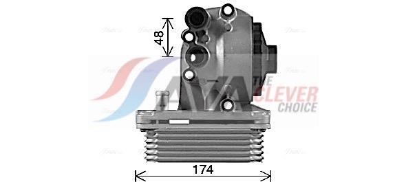 Radiateur d'huile moteur (Refroidisseur d'huile moteur) AVA Deutschland GmbH ref. FD3623H
