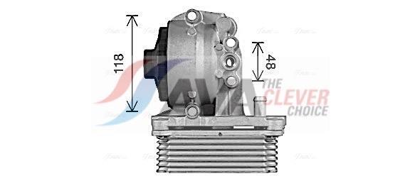 Radiateur d'huile moteur (Refroidisseur d'huile moteur) AVA Deutschland GmbH ref. FD3623H