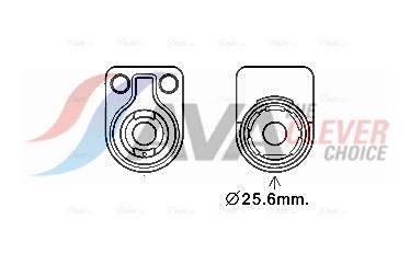 Radiateur d'huile moteur (Refroidisseur d'huile moteur) AVA Deutschland GmbH ref. FD3624