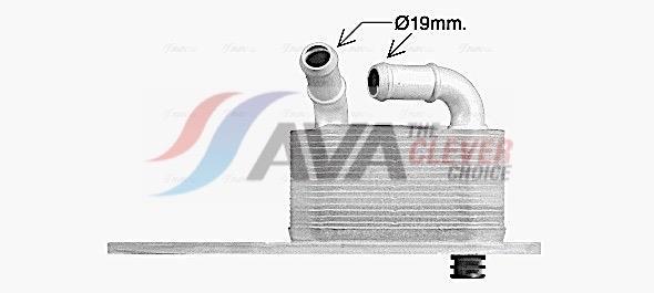 Radiateur d'huile moteur (Refroidisseur d'huile moteur) AVA Deutschland GmbH ref. FD3666