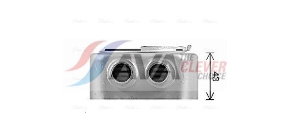 Radiateur d'huile moteur (Refroidisseur d'huile moteur) AVA Deutschland GmbH ref. FD3678