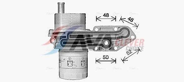 Radiateur d'huile moteur (Refroidisseur d'huile moteur) AVA Deutschland GmbH ref. FD3684H