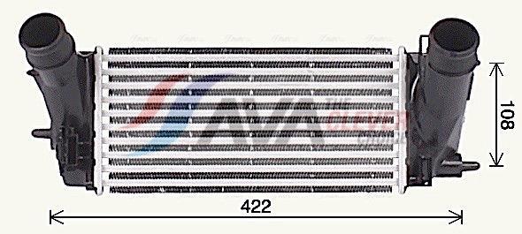 Intercooler permutador ar-ar AVA Deutschland GmbH ref. FD4658