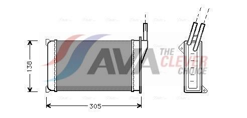 Radiateur de chauffage AVA Deutschland GmbH ref. FD6093