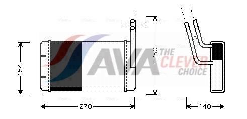 Radiateur de chauffage AVA Deutschland GmbH ref. FD6132