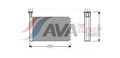 Radiateur de chauffage AVA Deutschland GmbH ref. FD6164