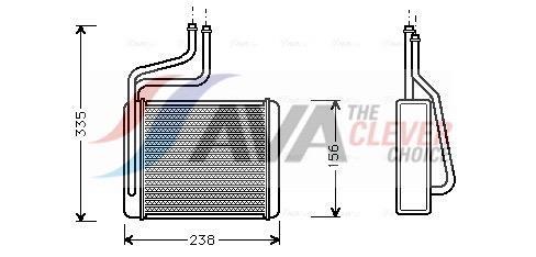 Radiateur de chauffage AVA Deutschland GmbH ref. FD6286