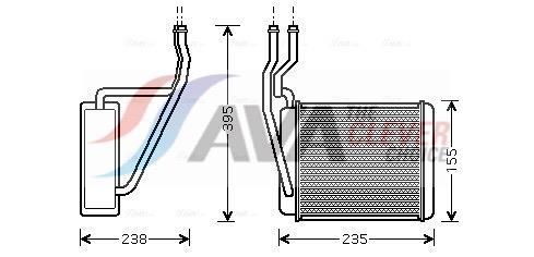 Radiateur de chauffage AVA Deutschland GmbH ref. FD6329
