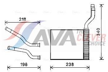Radiateur de chauffage AVA Deutschland GmbH ref. FD6465