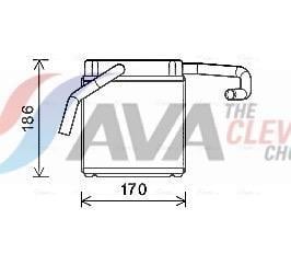 Radiateur de chauffage AVA Deutschland GmbH ref. FD6607