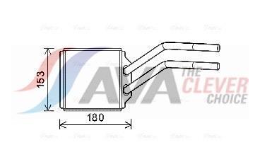 Radiateur de chauffage AVA Deutschland GmbH ref. FD6614