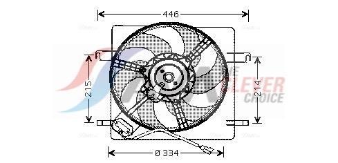 Ventilador do motor AVA Deutschland GmbH ref. FD7515