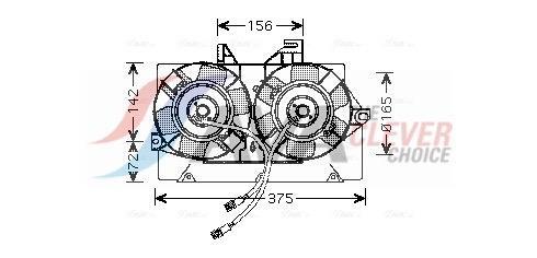 Ventilador do motor AVA Deutschland GmbH ref. FD7539