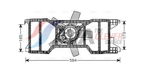Ventilador do motor AVA Deutschland GmbH ref. FD7540