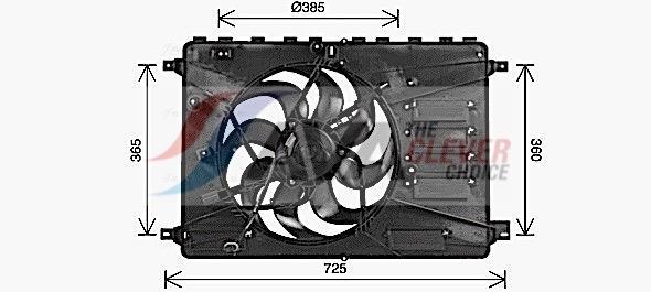 Ventilador do motor AVA Deutschland GmbH ref. FD7554