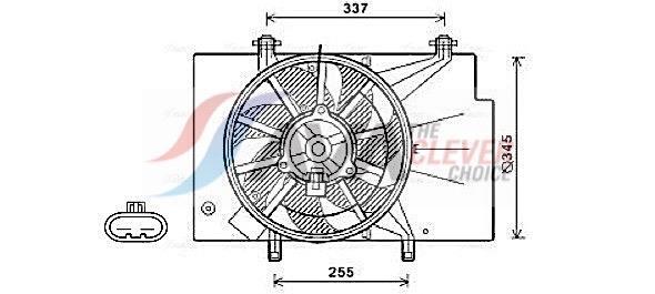 Ventilador do motor AVA Deutschland GmbH ref. FD7557