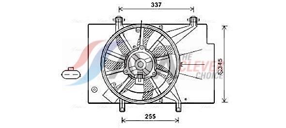 Ventilador do motor AVA Deutschland GmbH ref. FD7559
