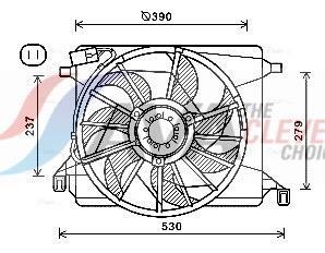 Ventilador do motor AVA Deutschland GmbH ref. FD7560