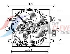 Ventilador do motor AVA Deutschland GmbH ref. FD7567