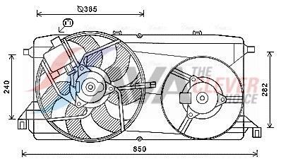 Ventilador do motor AVA Deutschland GmbH ref. FD7580